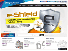 Tablet Screenshot of hostpro2u.com